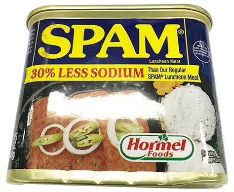 Spam Luncheon Meat Less Sodium G