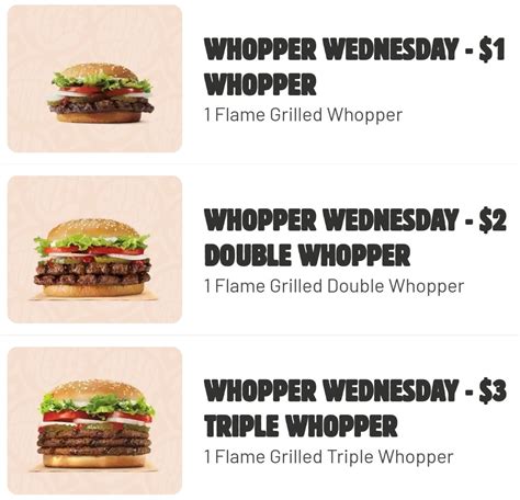 Burger King Whopper Wednesday - Danny the Deal Guru