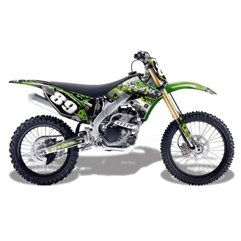 KIT GRAFICHE KAWASAKI KX KXF KLX KLR 65 85 110 125 250 450 650 GRAFIC