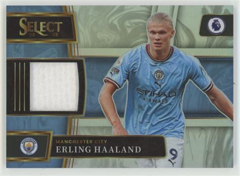 【目立った傷や汚れなし】【erling Haaland】2022 23 Panini Select Premier League Jersey