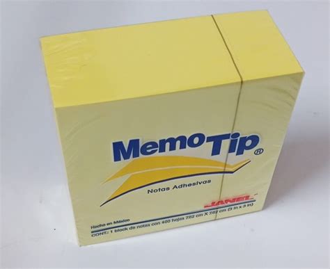 Notas Memotip 54a 3x3 Cubo Amarillo 400h Bachiller