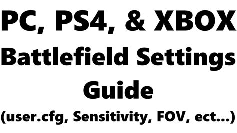 Comprehensive Battlefield 5 Settings Guide Pc And Console Youtube