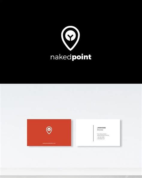 Naked Point Logo Jhon Doe Logo Design Graphic Design Creative Logo