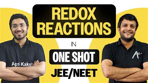 Redox Reactions In One Shot Class Th Chemistry Jee Neet Aarambh