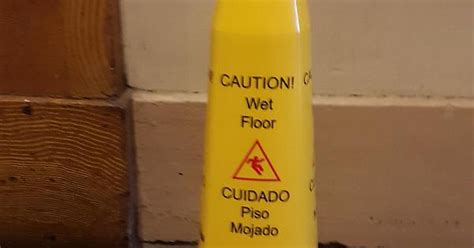 This Wet Floor Sign Is Shaped Like A Banana Imgur