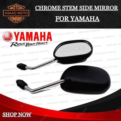 Yamaha Mio Gravis Chrome Stem Side Mirror Asaad Moto Lazada Ph