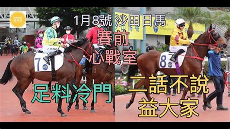 1月8號沙田日馬明星馬雲集冇錢分精選兩隻足鳥半冷益觀眾中咗齊齊發大財 Running點將錄賽前心戰室 YouTube