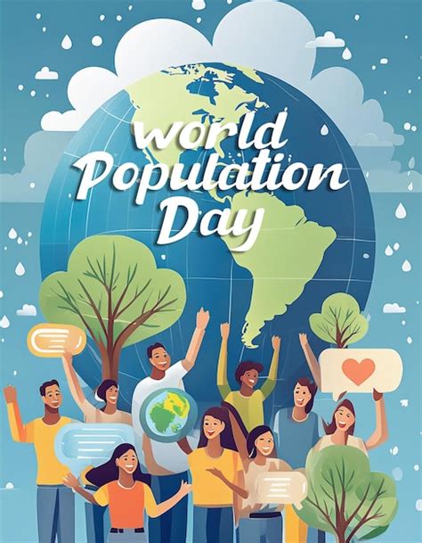 Premium PSD World Population Day 2024 July 11 History And Significance