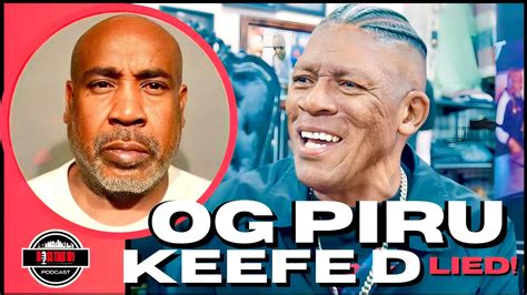 Keefe D Arrested & Released HE LIED! ZIP Didn’t Give You No Gun | OG PIRU Warns Keefe D (Part 1 ...