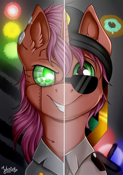 2559490 Safe Artist Julunis14 Oc Oc Only Pony Robot Robot Pony