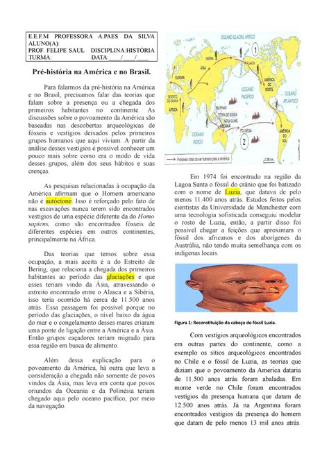 Atividades Sobre O Povoamento Da Am Rica O Ano Braincp