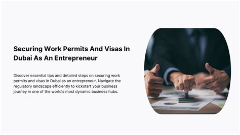 Ppt Find Out All You Need To Know About Work Permits And Visas In