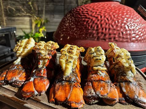 Grilled Lobster Tails - Kamado Joe