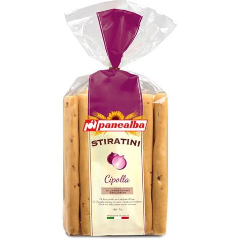 Panealba Stiratini Cipolla Ui Broodsticks 150g