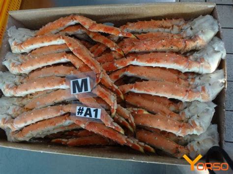 Red King Crab Clusters Raw Frozen M Size