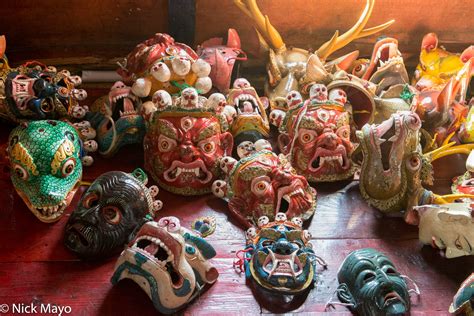 Cham Dance Masks | Trashigang, East, Bhutan (2015) | Nick Mayo Photography