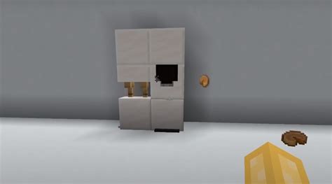 How To Make Modern Fridge Minecraft Build Recipe