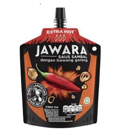 Jawara Saus Sambal Extra Hot 120 Ml Diskon 35 MHD 25 01 2023 Warindo