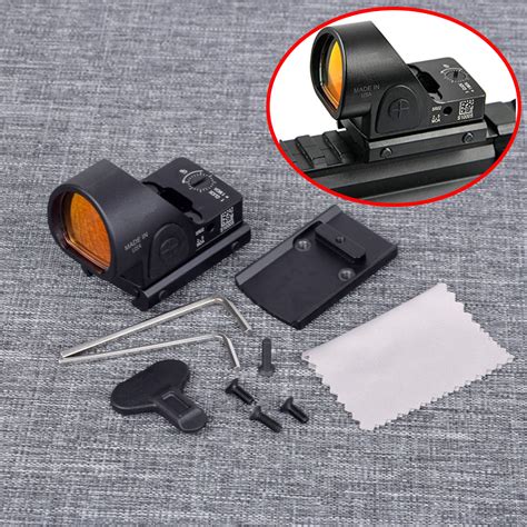 Mini Rmr Sro Red Dot Scope Sight For Collimator Glock Rifle Hunting