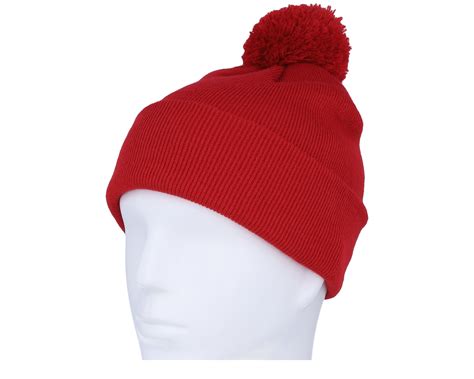 Original Pom Pom Classic Red Beanie - Beanie Basic beanies ...