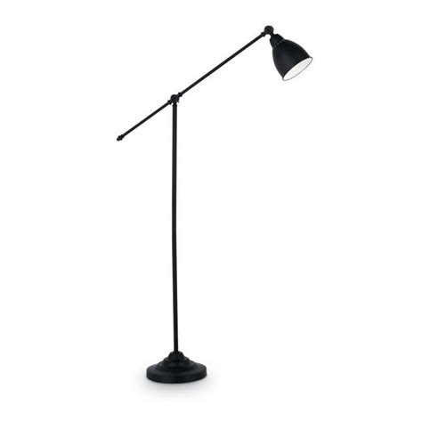 Piantana Orientabile Newton PT1 Metallo Nero Ideal Lux Lampadari On Line