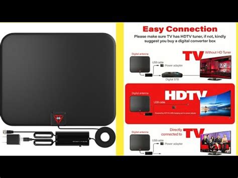 How To Install Gesobyte Amplified HD Digital TV Antenna YouTube