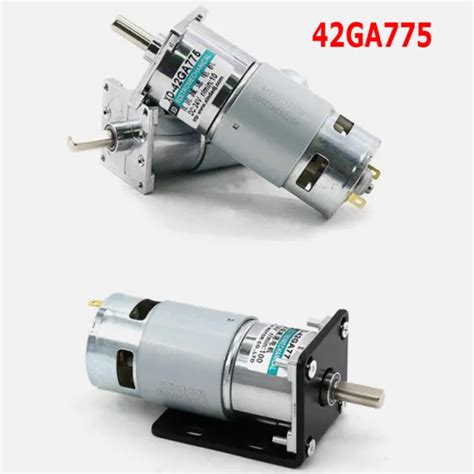 MICRO DC 12V 24V Gearmotor 42GA775 High Torque 25W Metal Gearbox Motor