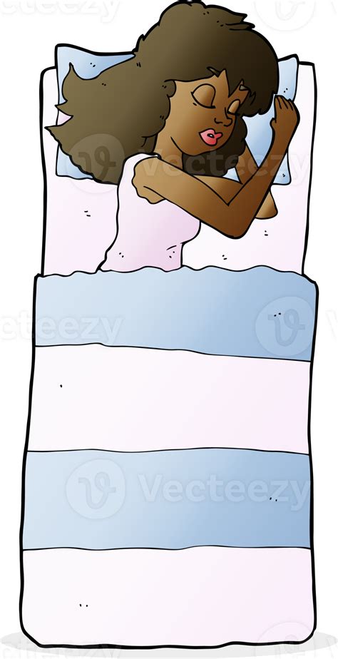 Cartoon Sleeping Woman 45067332 Png