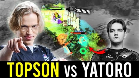 Topson Pick His Lvl Pugna Against Yatorogod Youtube