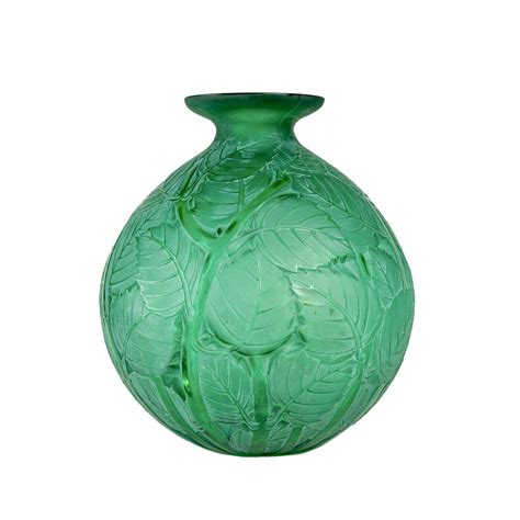 Ren Lalique Vase Milan Ref