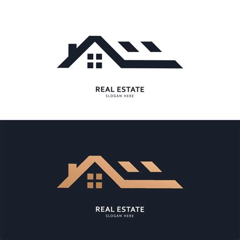 Real Estate Logo And Icon Design Concept Vector Art At Vecteezy