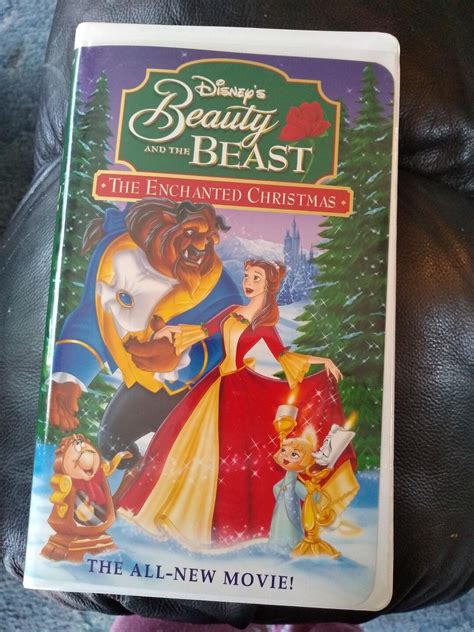 Beauty And The Beast The Enchanted Christmas Vhs Etsy