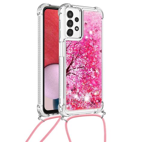 Coque Samsung Galaxy A Paillettes Arbre Avec Cordon Ma Coque