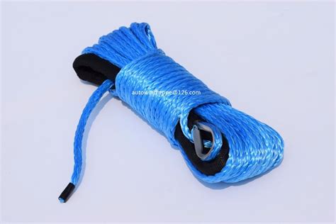 Blue 6mm15m Electric Rope Winchkevlar Winch Cableplasma Rope