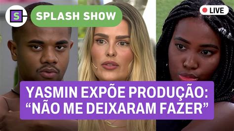 Bbb Yasmin Revela Conversa Produ O E Favoritismo De Davi