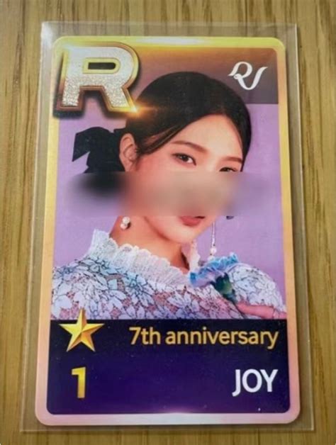 Red Velvet Joy 7th Anniversary Ssm Smtown Superstar Photocard