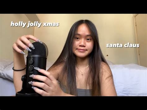 ASMR Mic Triggers W Christmas Trigger Words YouTube