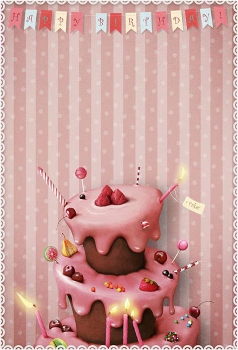 Hellodecor X Ft Birthday Backdrop Sweet Cake Photography Background