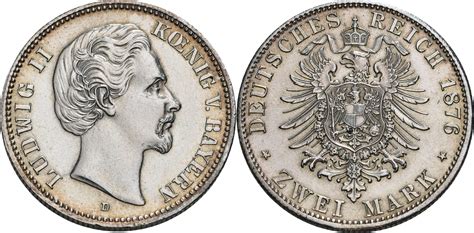 Bayern 2 Mark D München 1876 Ludwig II 1864 1886 aEF EF berieben