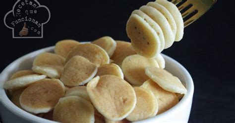 Mini hot cakes pancakes o tortitas americanas para desayunar Cocina y recetas fáciles
