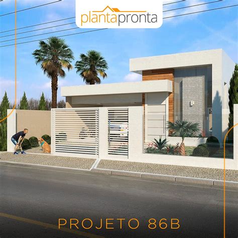 Projeto B Planta De Casa Muro De Vidro Essa Talvez Seja A