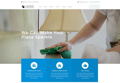 15 Best Cleaning Website Templates 2023 Edition