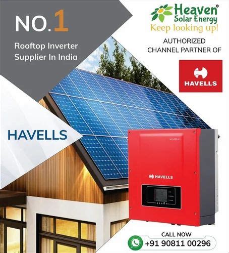 5 KW 360 V ENVIRO GTI 5000 D Input DC Type Havells Solar On Grid