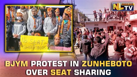 Bjym Registers Protest In Zunheboto Demanding To Look Into Seat Sharing