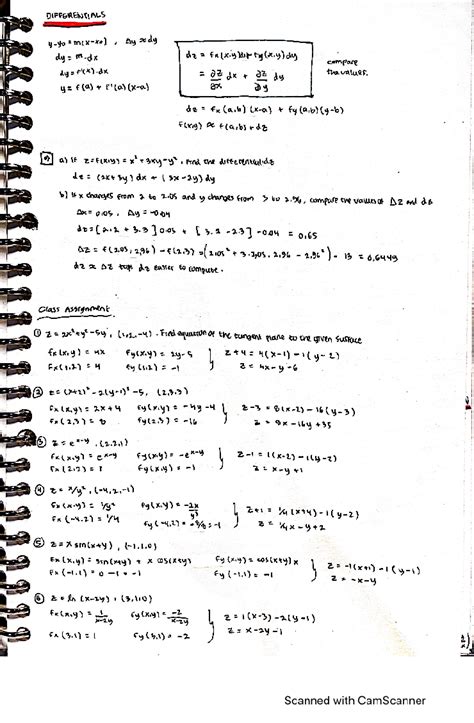 Solution Calculus Iii Tangent Planes And Linear Approximations Studypool