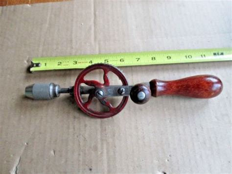 Vintage Miller Falls Hand Drill No 94 Eggbeater Drill Antique