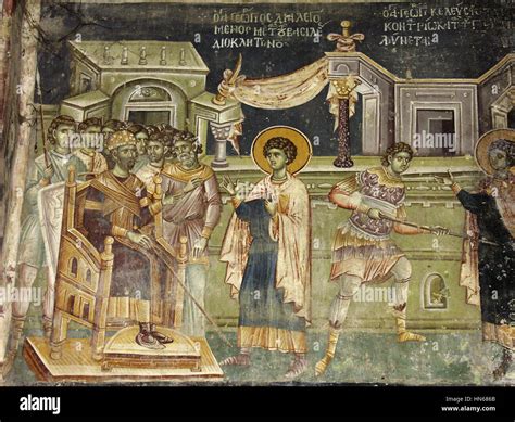 22 Нагорично сц из жит цикла вмч Георгия Stock Photo - Alamy