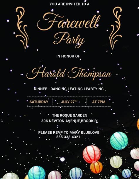 Sample Farewell Party Program - junctionlopa