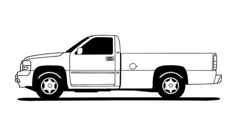 How To Draw A Gmc Pickup Step By Step Youtube