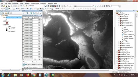 Create Dem From Points In Arcgis Youtube
